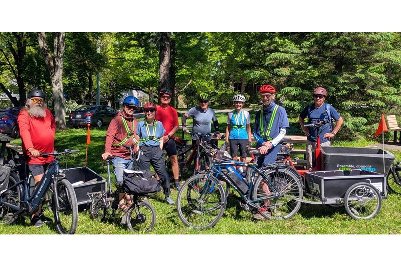 65 repas livrés… à vélo